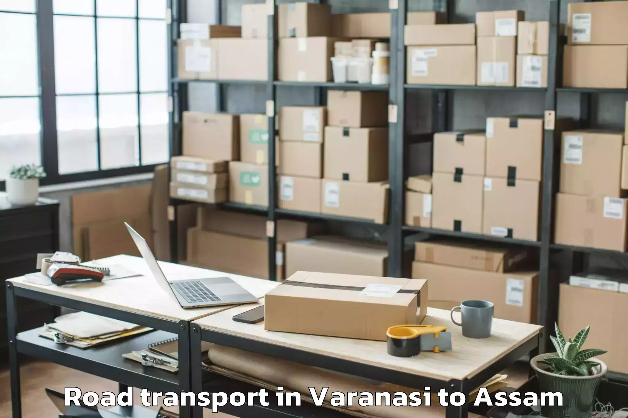 Affordable Varanasi to Salonibari Airport Tez Road Transport